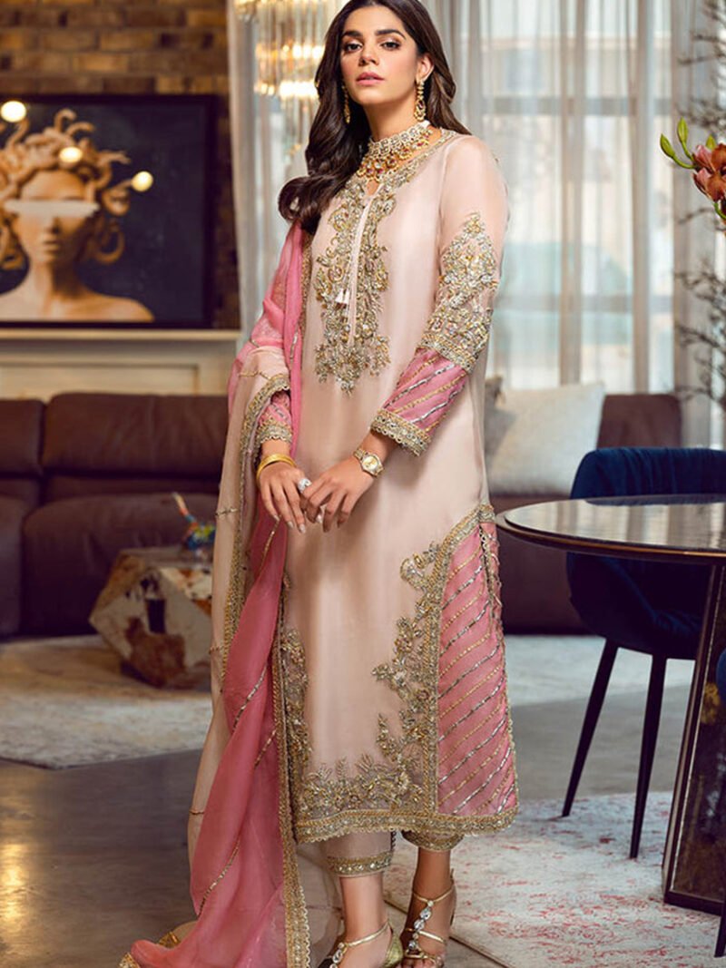 Peach Nouveau - HANDMADE