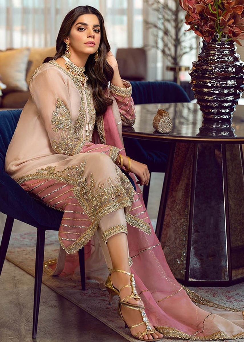 Peach Nouveau - HANDMADE