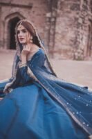 Blue Formal Maxi- HANDMADE